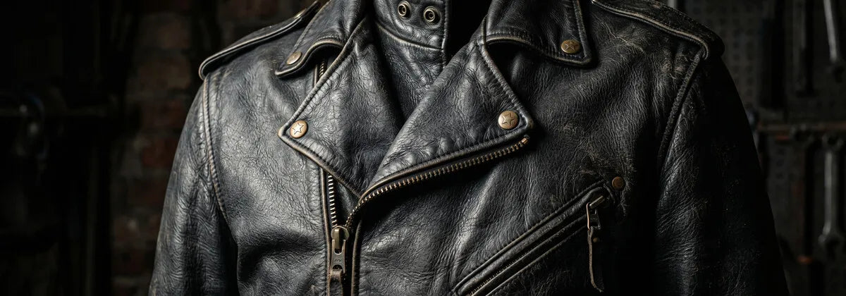 Vestes de Moto en Cuir pour Homme