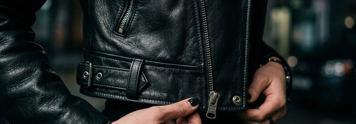 Vestes en Cuir Courtes pour Femme