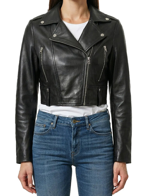 Colleen-Womens-Cropped-Black-Biker-Style-Leather-Jacket